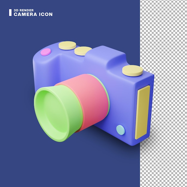 3D-Rendering-Kamerasymbol