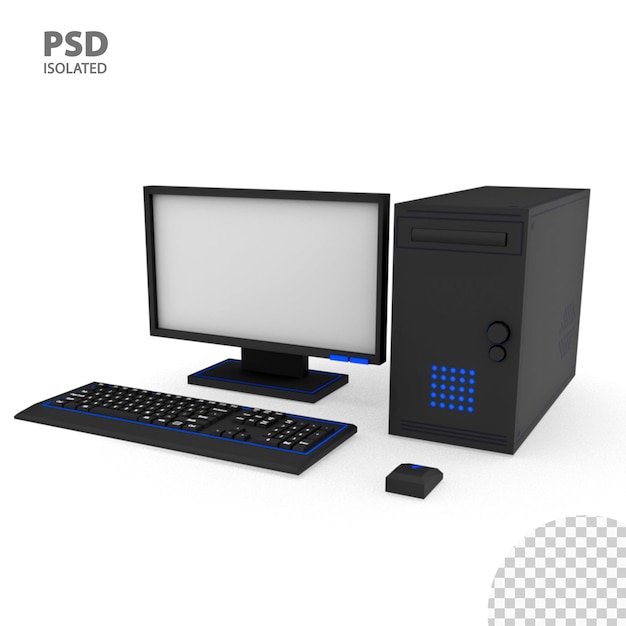 PSD 3d-rendering low-poly-rechen 4k-auflösung