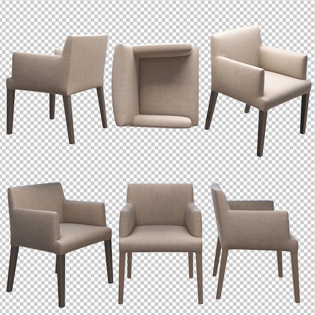 3d-rendering möbel und accessoires