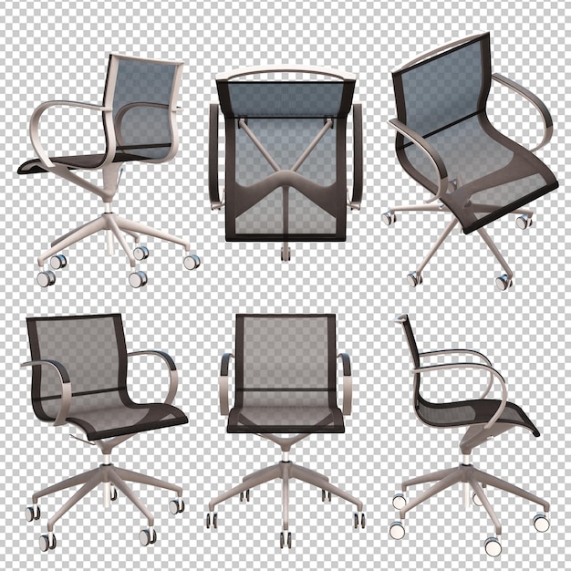PSD 3d-rendering möbel und accessoires