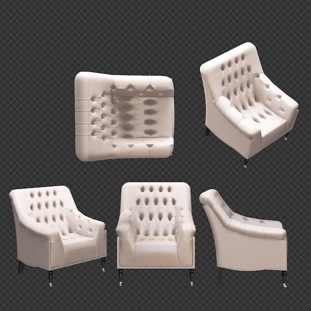 3D-Rendering Möbel und Accessoires