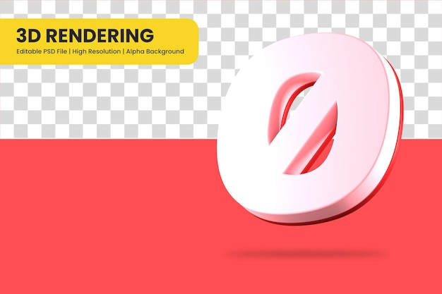 3d rendering number 0 isolated