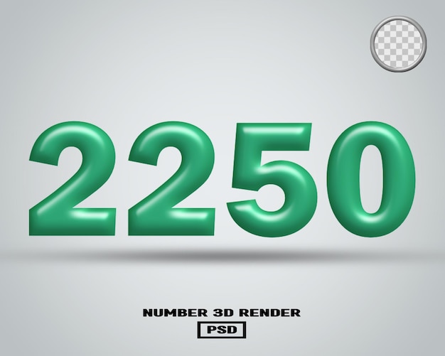 3D-Rendering Nummer 2250 Tosca glänzende Farbe