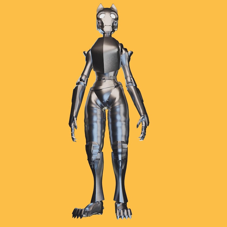 PSD 3d rendering object non human metal and glass