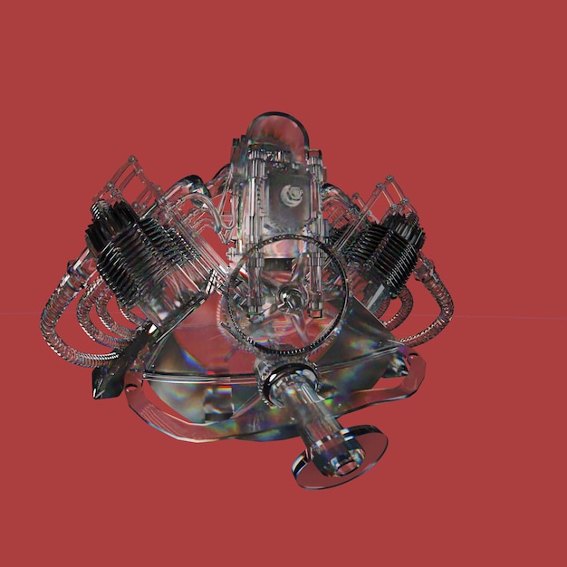 3d rendering objects shaper poster