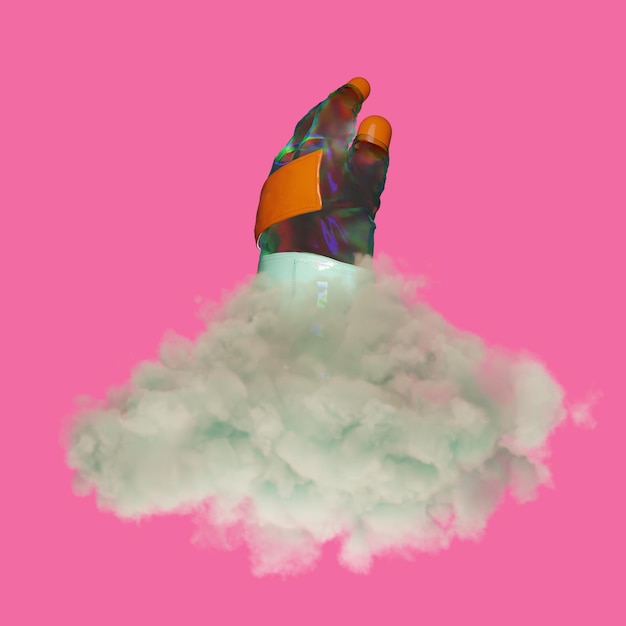 3D-Rendering-Objektformmodell