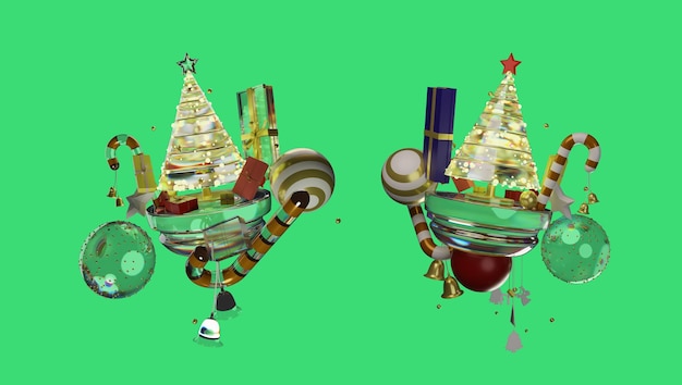 3D-Rendering-Objektformmodell