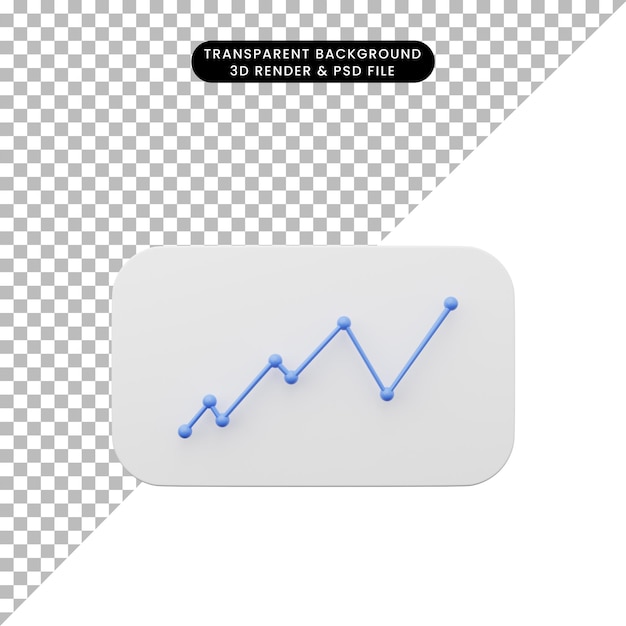 3d rendering of element user interface ui simple icon