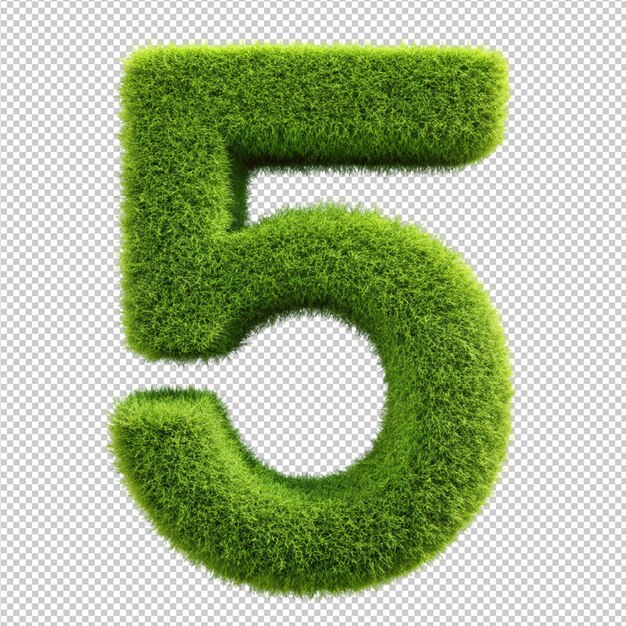 3d rendering of grass playing field number 5