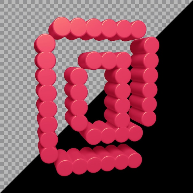 3d rendering of symbol