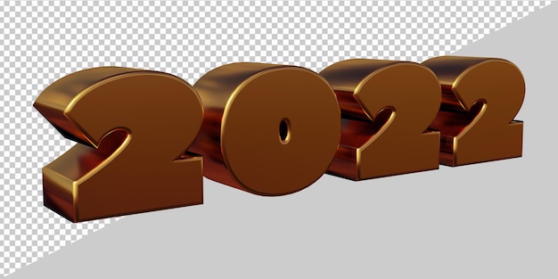 3d rendering of year 2022