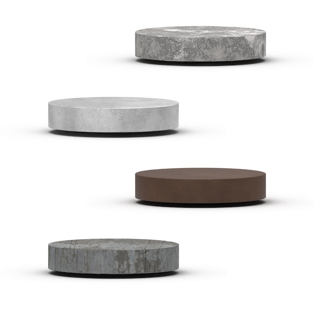 3D-Rendering-Podiumsatz
