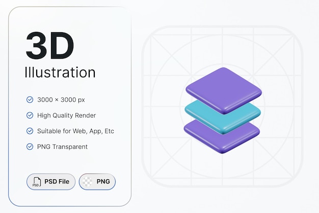 3D-Rendering Rar Center View Wesentliches Konzept Modernes Icon-Illustrationsdesign