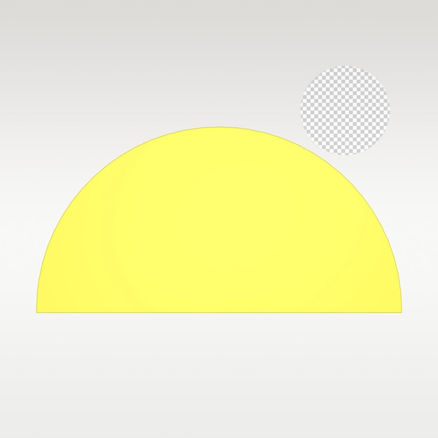 3D-Rendering Sonne