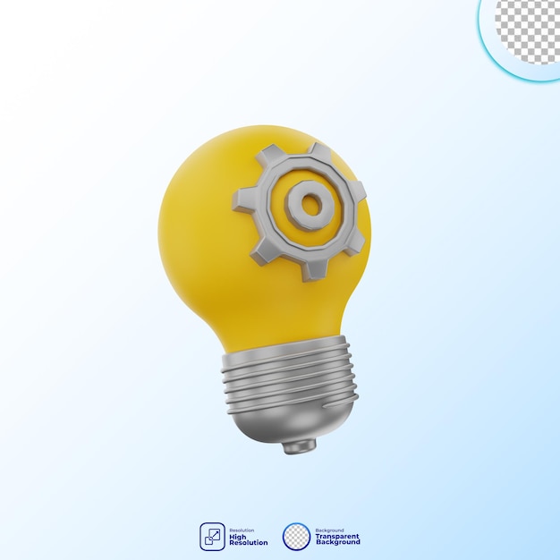 3D-Rendering-Symbol E-Lernen-Illustration
