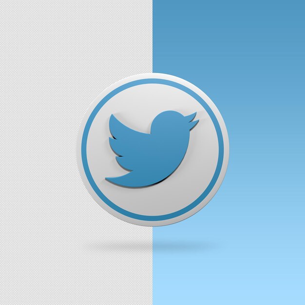 3d-rendering-twitter-symbol