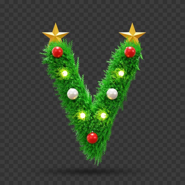 3d-rendering v brief weihnachtstexteffekt