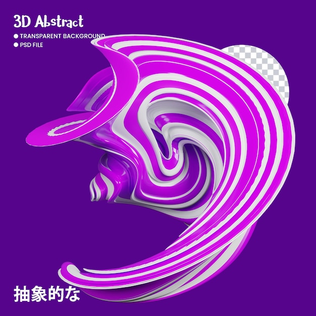 3D-Rendering von abstrakten Formen