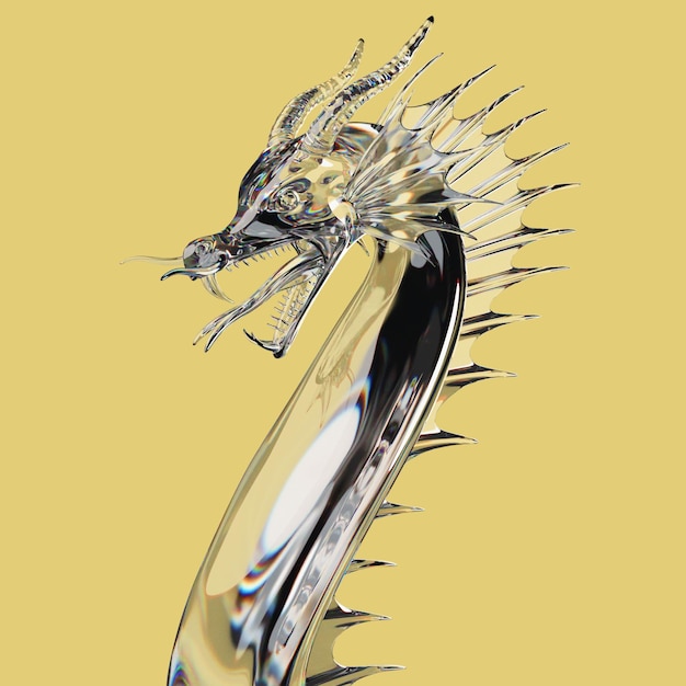 3D-Rendering von Designobjekt und -form