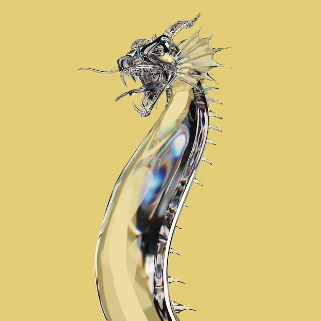 3D-Rendering von Designobjekt und -form