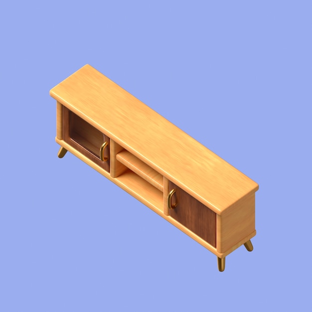 3D-Rendering von Möbelsymbolen