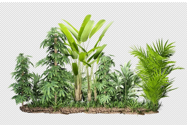 3D-Rendering von Naturlandschafts-Rendering