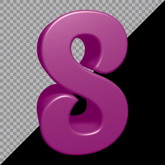 3D-Rendering von Nummer 8