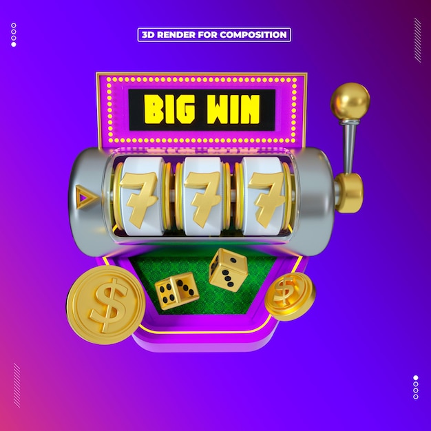 3D-Rendering von Objekten im Casino-Roulette