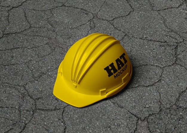 3D-Rendering von Schutzhelm-Mokcup