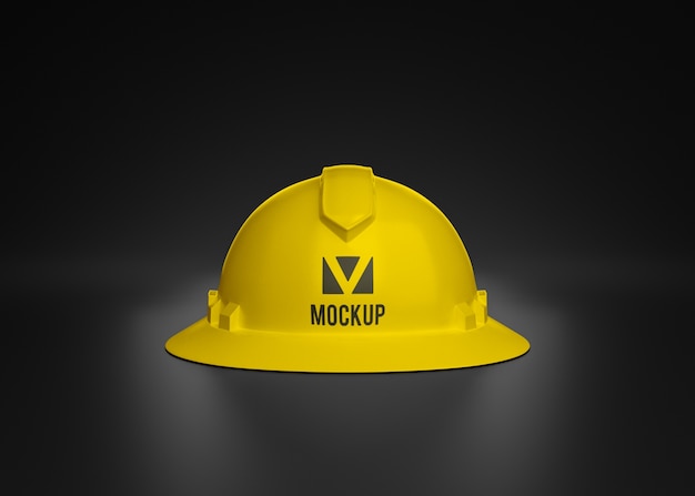 3D-Rendering von Schutzhelm-Mokcup