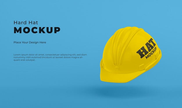 3D-Rendering von Schutzhelm-Mokcup