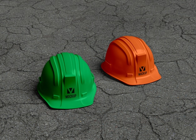3D-Rendering von Schutzhelm-Mokcup
