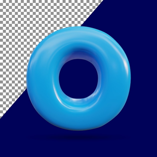 3D-Rendering von Shinny-Texteffekt O