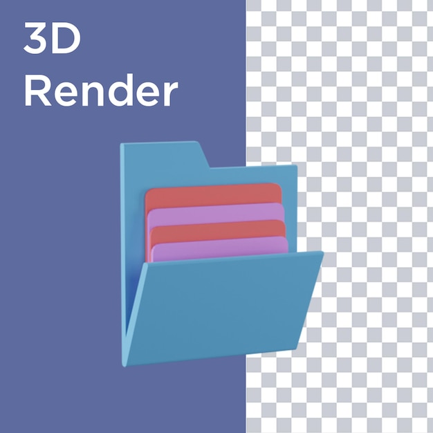 PSD 3d-rendering von uhrbuch und bleistift-draufsicht