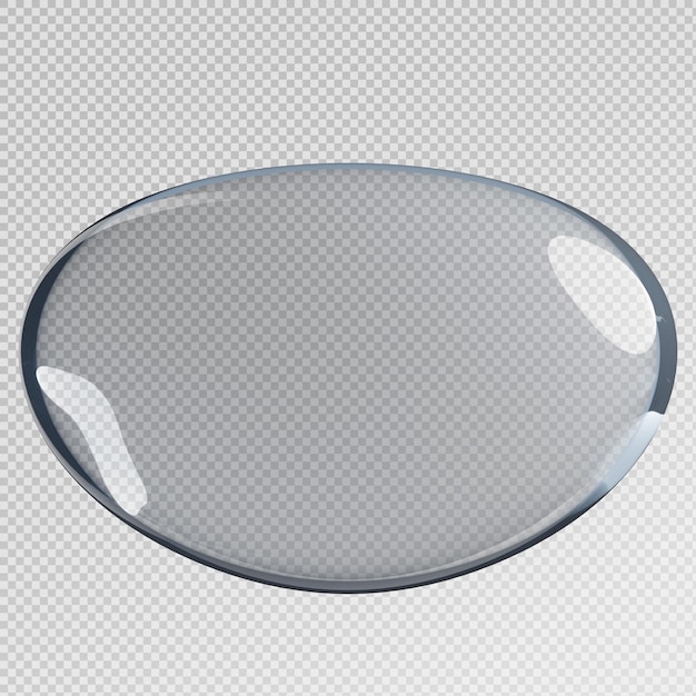 3D-Rendering von Wassertropfen isoliert