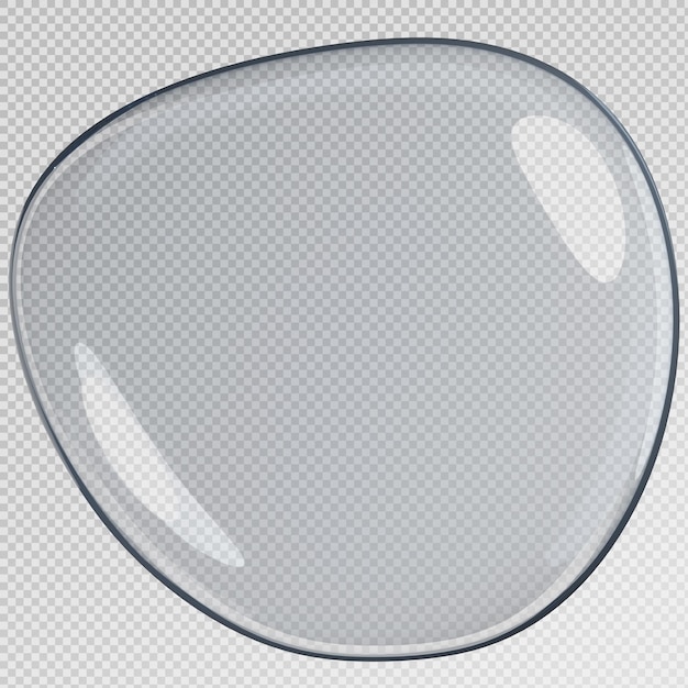 3D-Rendering von Wassertropfen isoliert