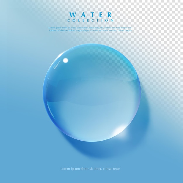 3D-Rendering Wassersammlung
