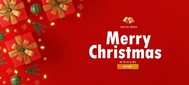 3D-Rendering Weihnachtshintergrund, frohe Weihnachten, frohes neues Jahr