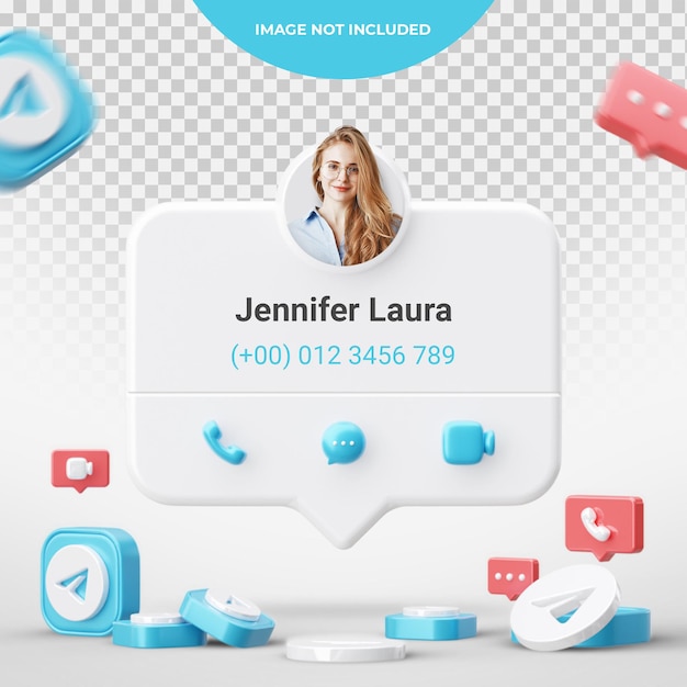 3D-Rendering Zoom-Icons-Sammlung