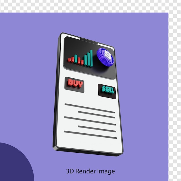 3d renderizado crypto sandbox en venta y compra móvil