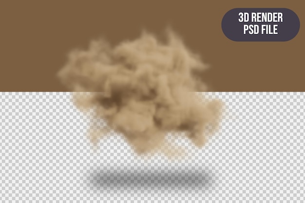 PSD 3d renderizar crepúsculo realista alta qualidade