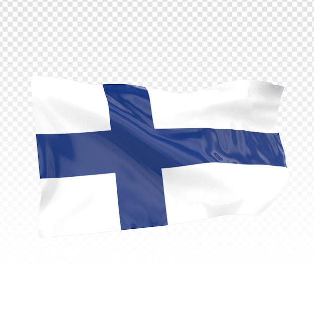 3D-Rendern der Flagge
