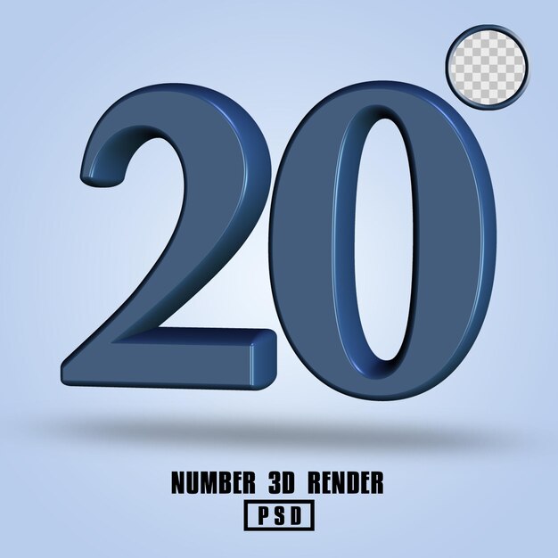 3D-Rendernummer 20 Schieferfarbe