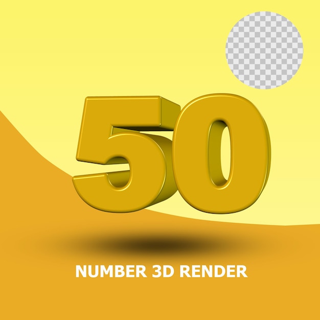 3d-rendernummer