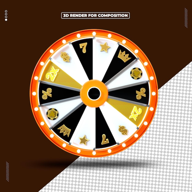 3D-Renderobjekt Casino Roulette
