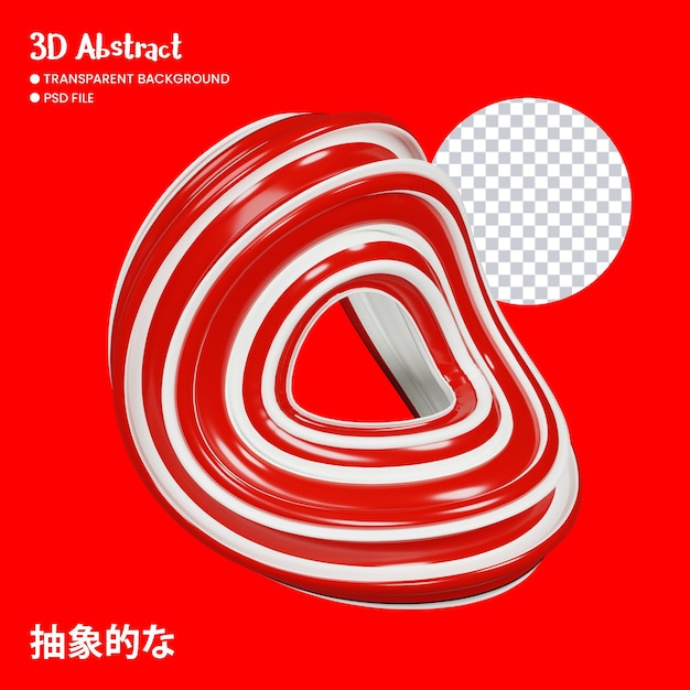 3D renderování abstraktních tvarů