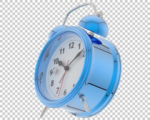 3D renderování budíku na průhledném pozadí – ilustrace