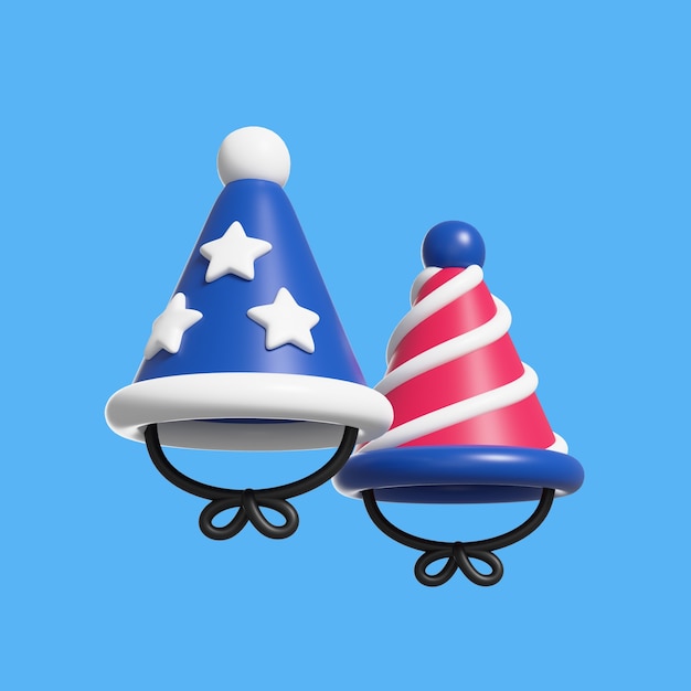 3D renderování ikony USA