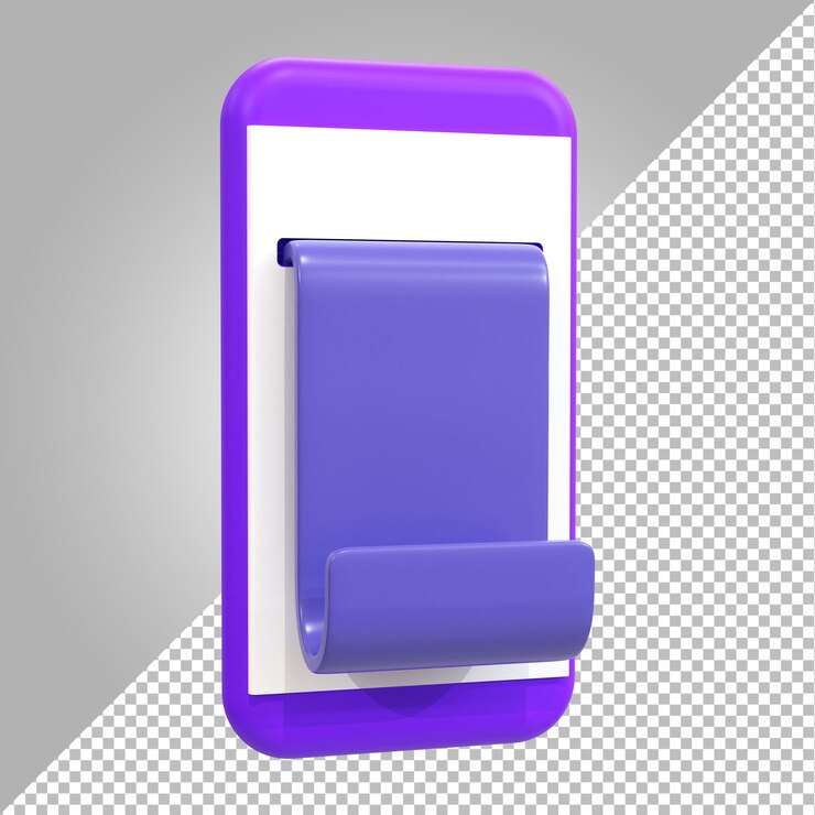 PSD 3d renderování papírové účtenky za transakci, ikona online platby, koncept převodu peněz