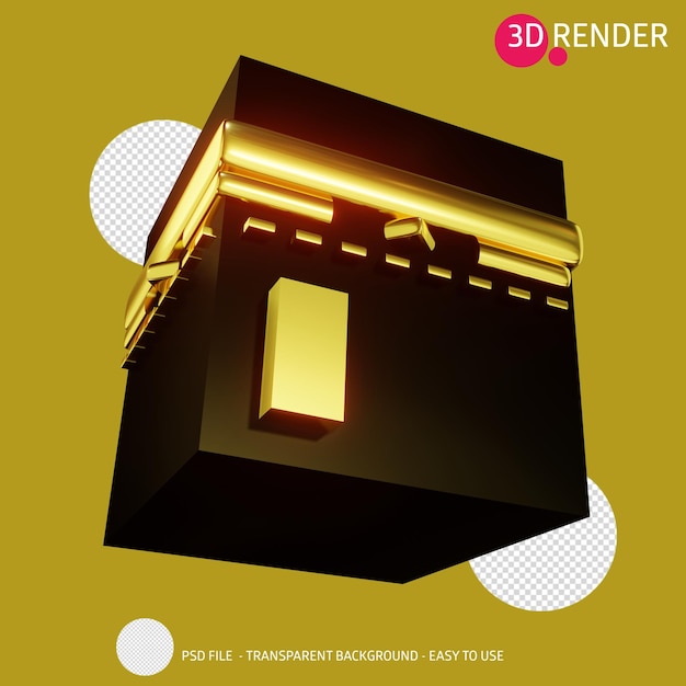 3D-Rendersymbol Kaaba